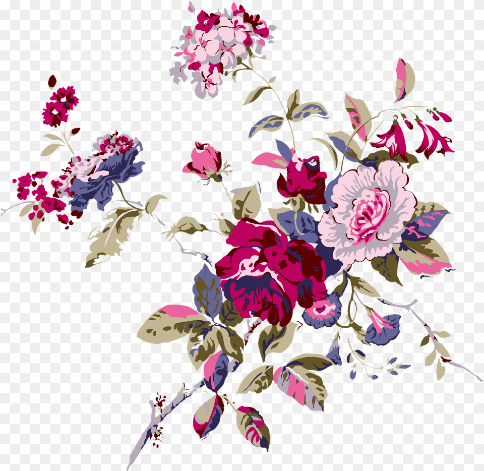 Chinese Flower Transparent Flowers Transparent, Art, Floral Design, Graphics, Pattern Free Png Download