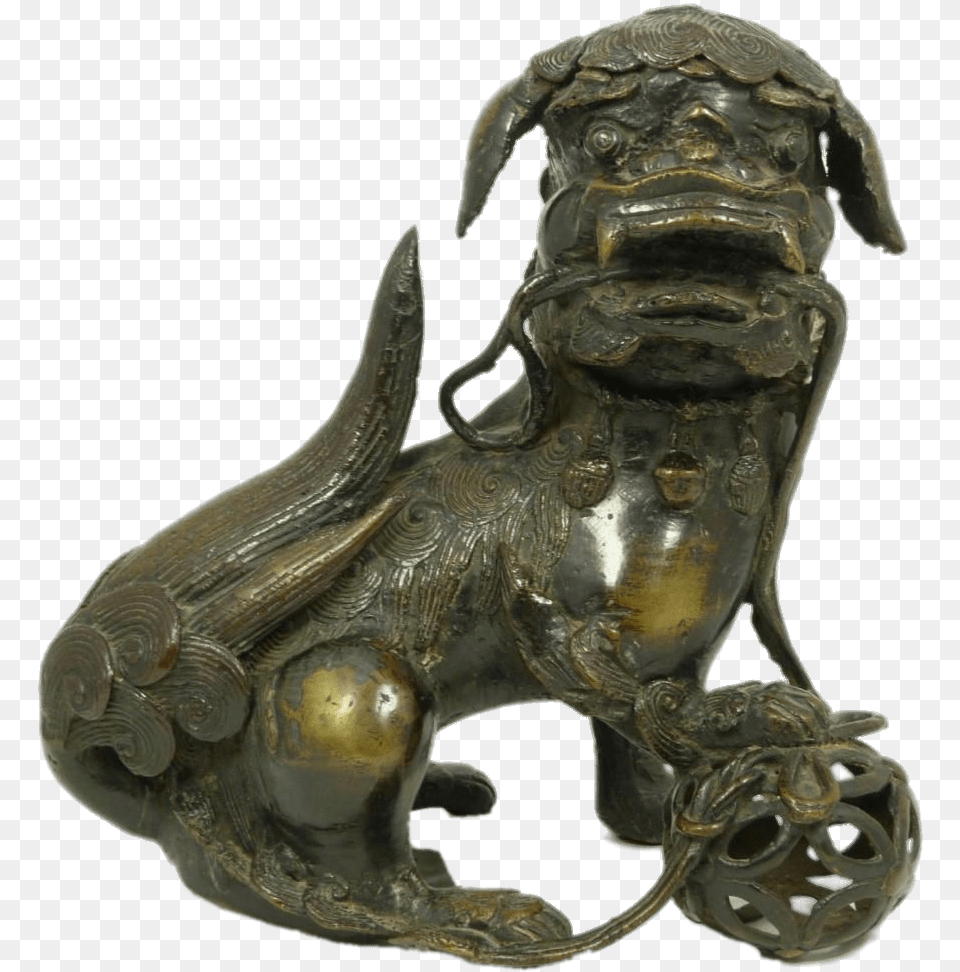 Chinese Foo Dog Clip Arts Sculpture, Bronze, Accessories, Ornament, Mammal Free Png