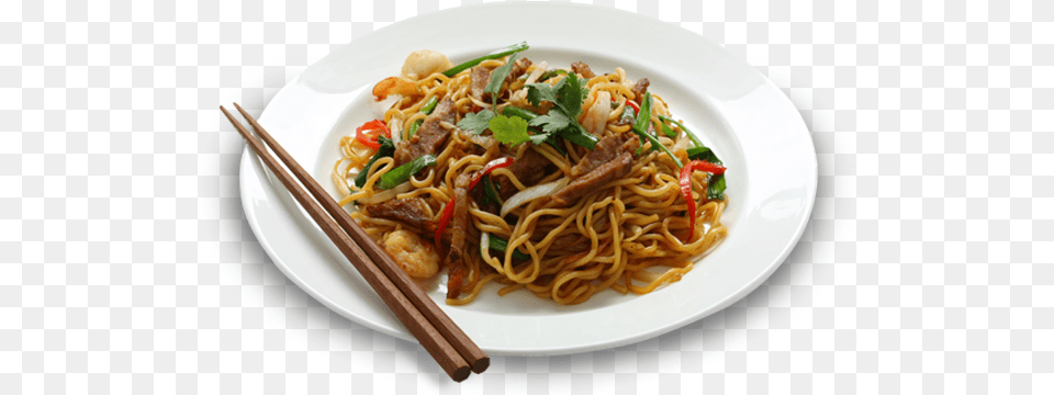 Chinese Food Chinese Noodle Dishes, Plate, Chopsticks Png Image
