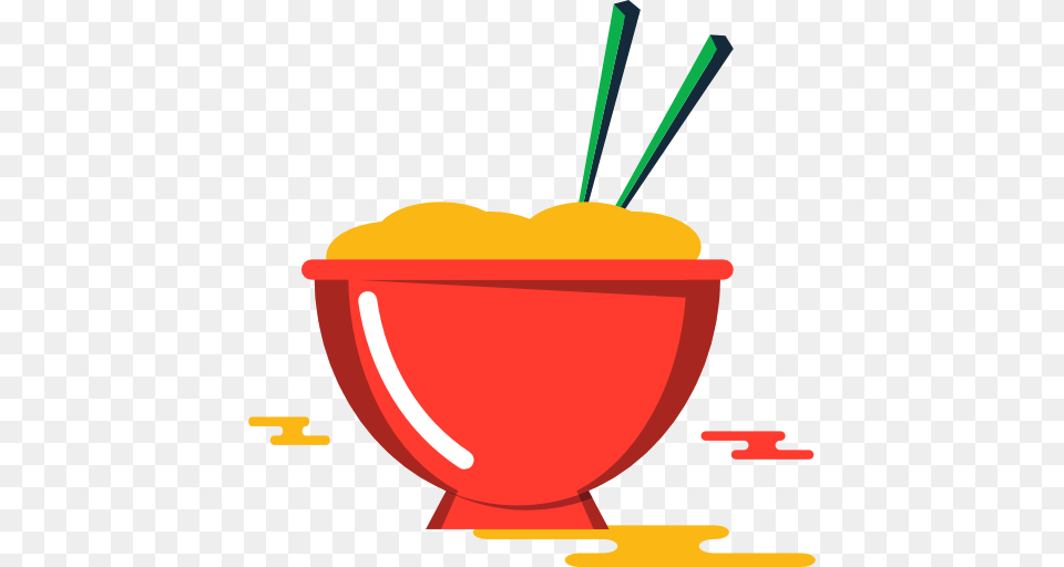 Chinese Food Clipart Rice Bowl, Ketchup Free Transparent Png