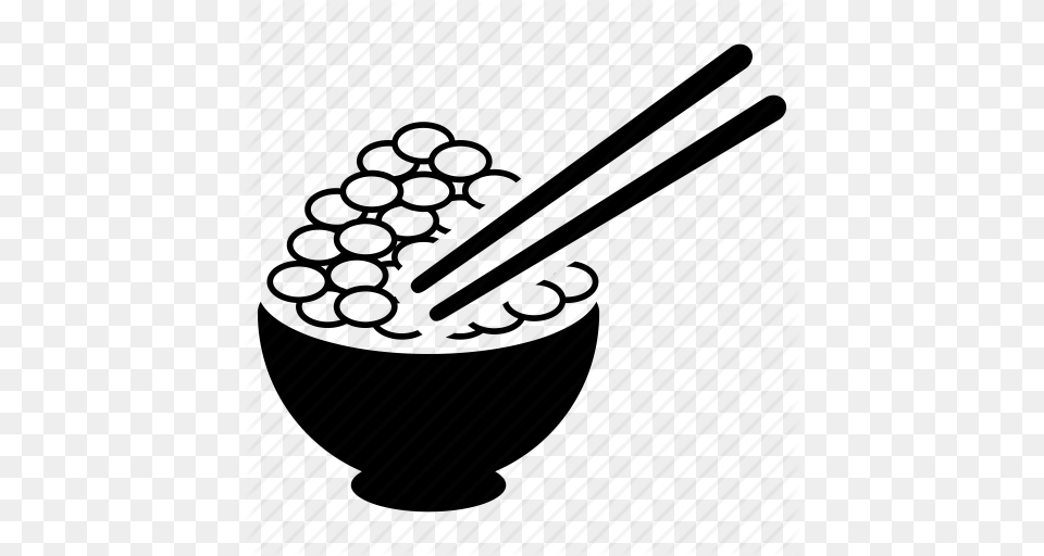 Chinese Food Clipart Rice Bowl, Cutlery, Spoon, Meal Free Transparent Png