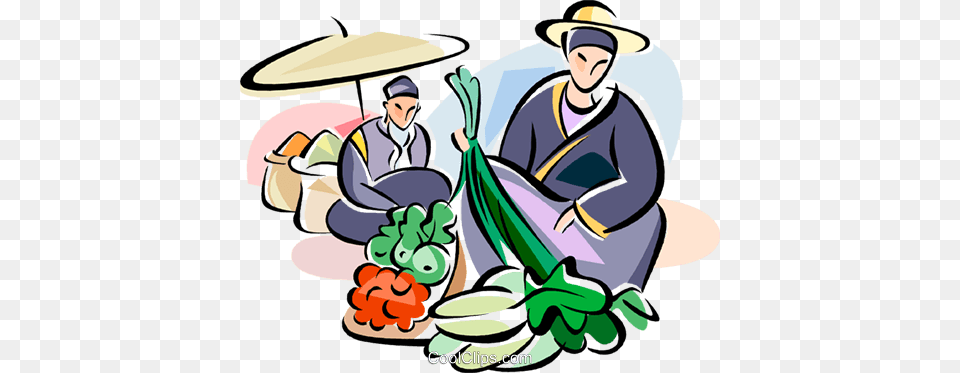 Chinese Food Market Royalty Vector Clip Art Illustration, Outdoors, Garden, Nature, Gardening Free Png Download