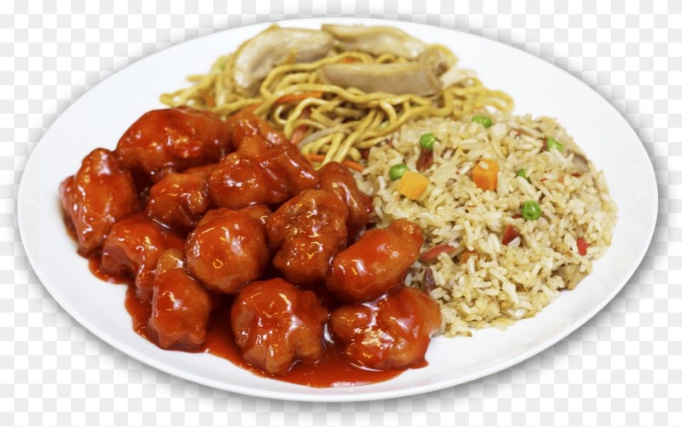 Chinese Food On Plate Download Chinese Food Items, Food Presentation, Meal Free Png