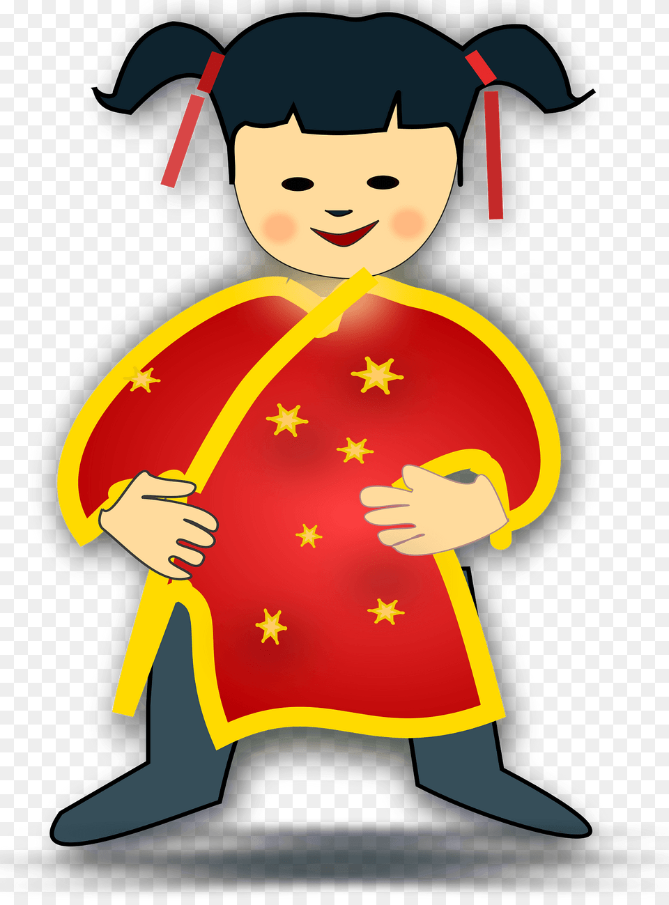 Chinese Girl Clipart, Clothing, Dress, Baby, Person Free Png