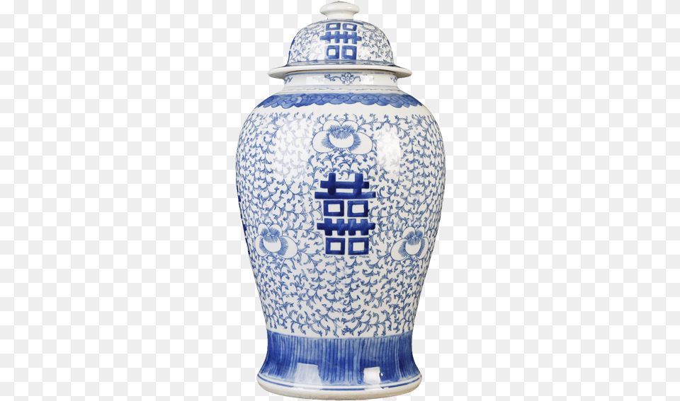 Chinese Hand Painted Ceramic Vase For Flowers Blue And White Porcelain, Art, Pottery, Jar, Adult Free Png Download