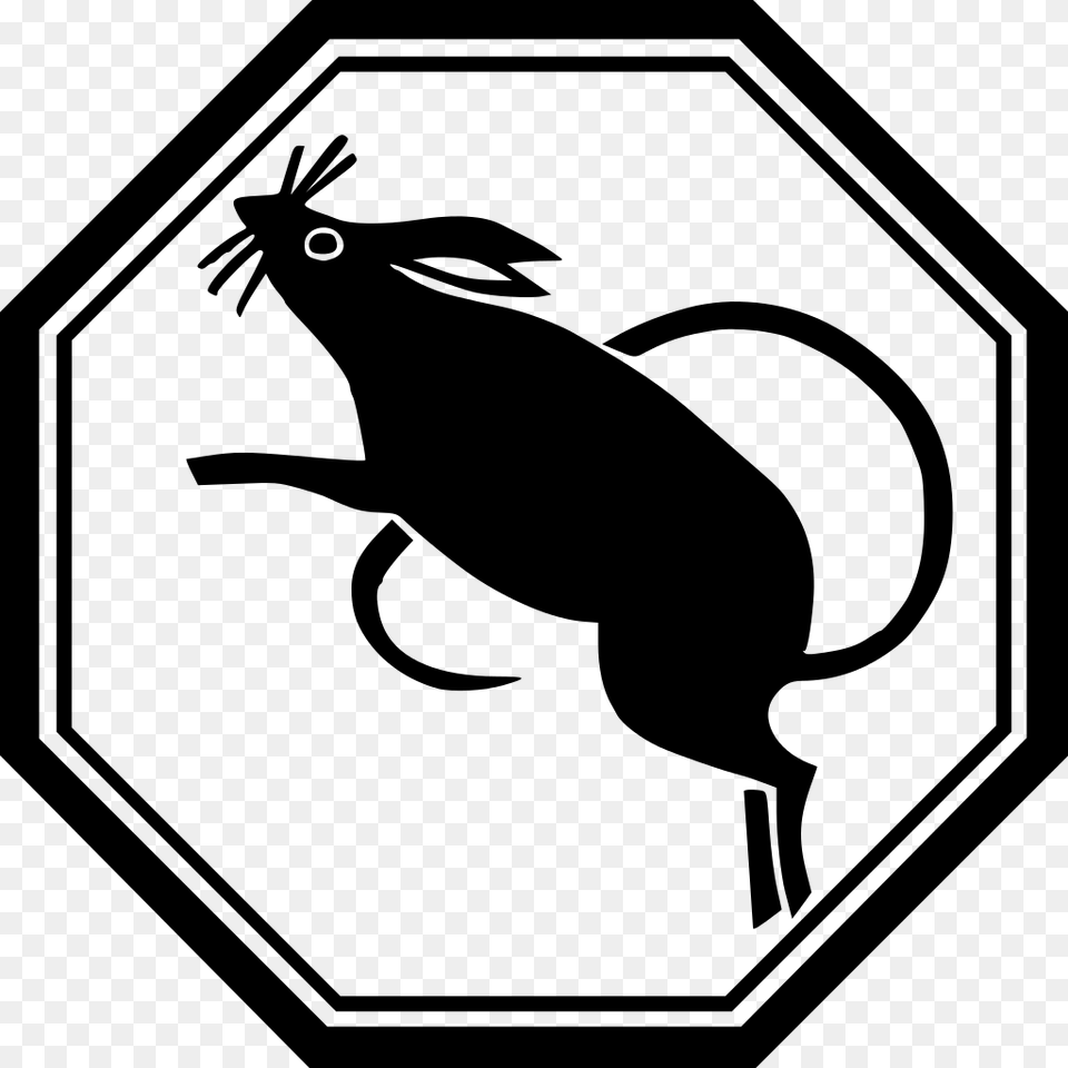 Chinese Horoscope Rat Sign Clipart, Symbol, Animal, Bird, Blackbird Free Png Download