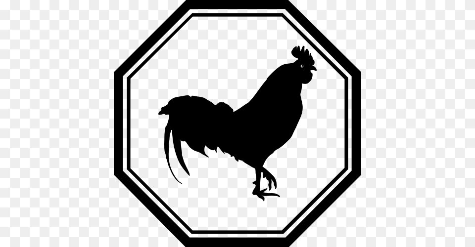 Chinese Horoscope Rooster Sign Clipart, Animal, Bird, Chicken, Fowl Free Png