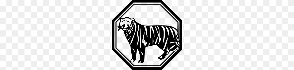 Chinese Horoscope Tiger Sign Clipart, Animal, Mammal, Wildlife, Zebra Free Png Download