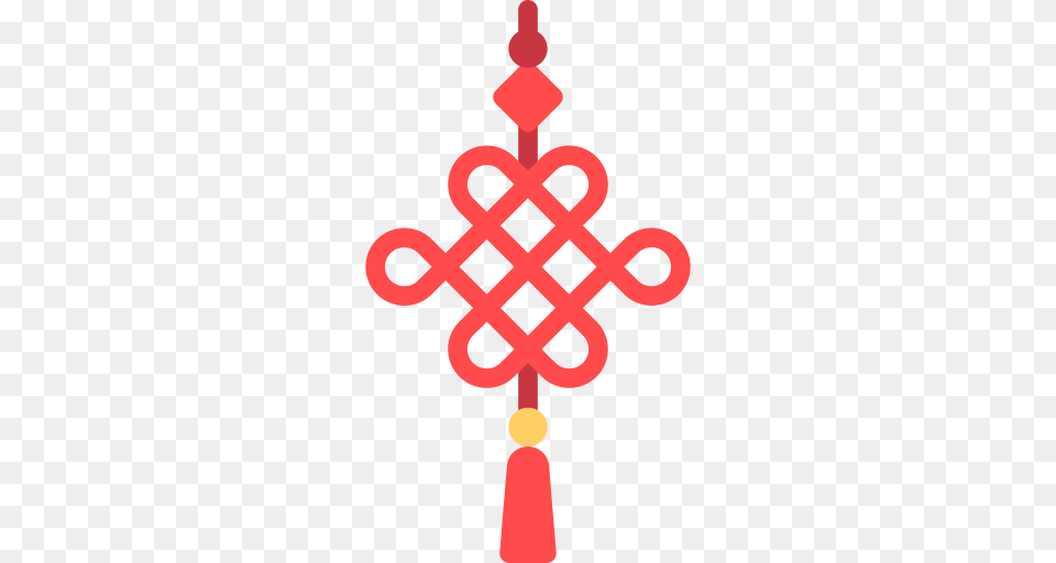Chinese Knot Knot Overhand Icon With And Vector Format, Cross, Symbol, Accessories Png