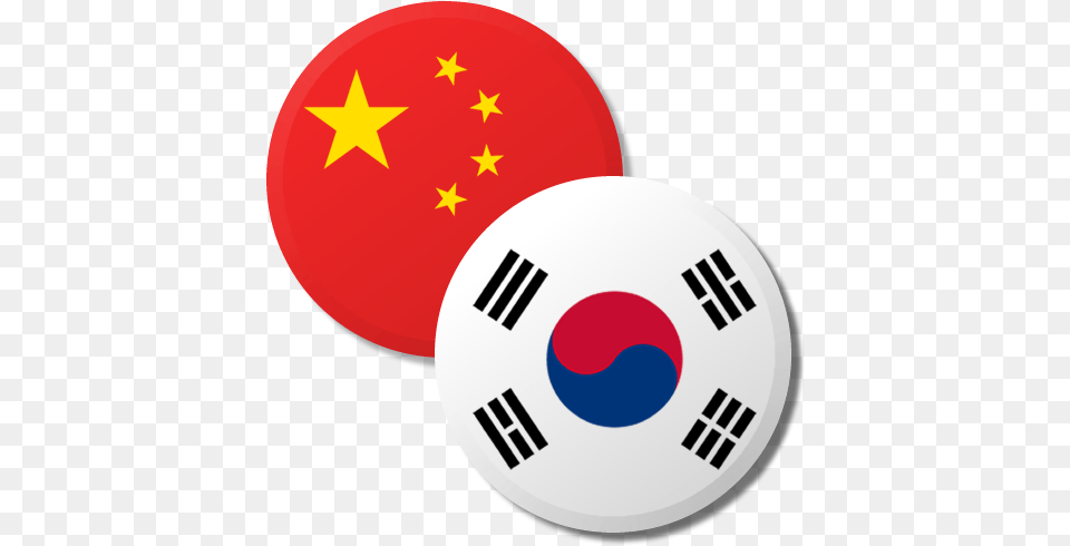 Chinese Korean Dictionary Apps On Google Play South Korea Flag With Name, Logo, Badge, Symbol Png Image