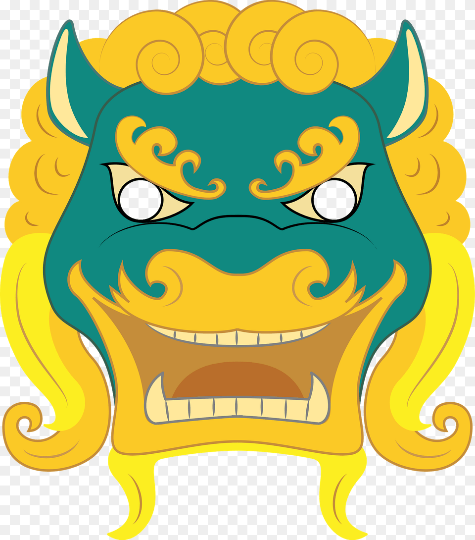 Chinese Lion Mask Clipart, Baby, Person, Logo Free Png