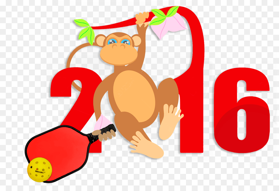 Chinese Lunar New Year Of The Monkey On Tree Branch, Baby, Person, Text, Face Free Transparent Png