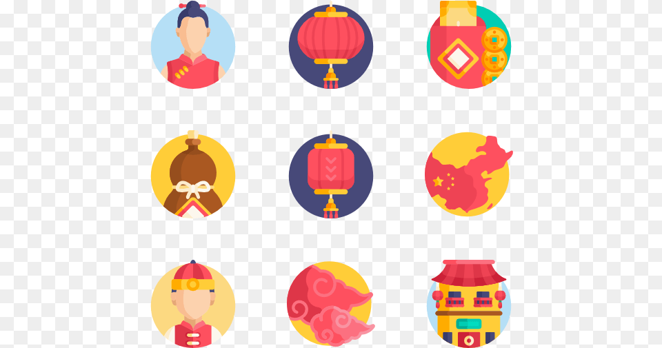 Chinese New Year, Baby, Person, Lamp, Lantern Free Png