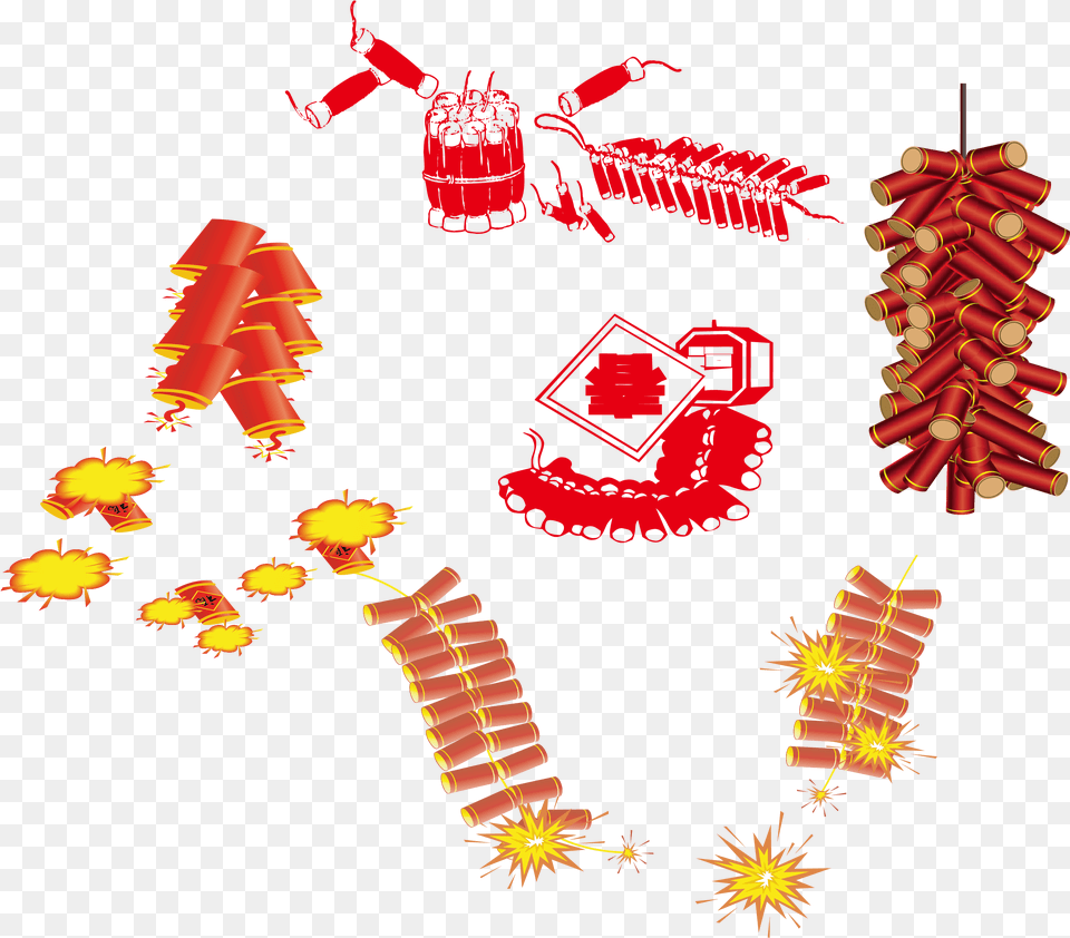 Chinese New Year, Dynamite, Weapon, Adult, Female Free Png