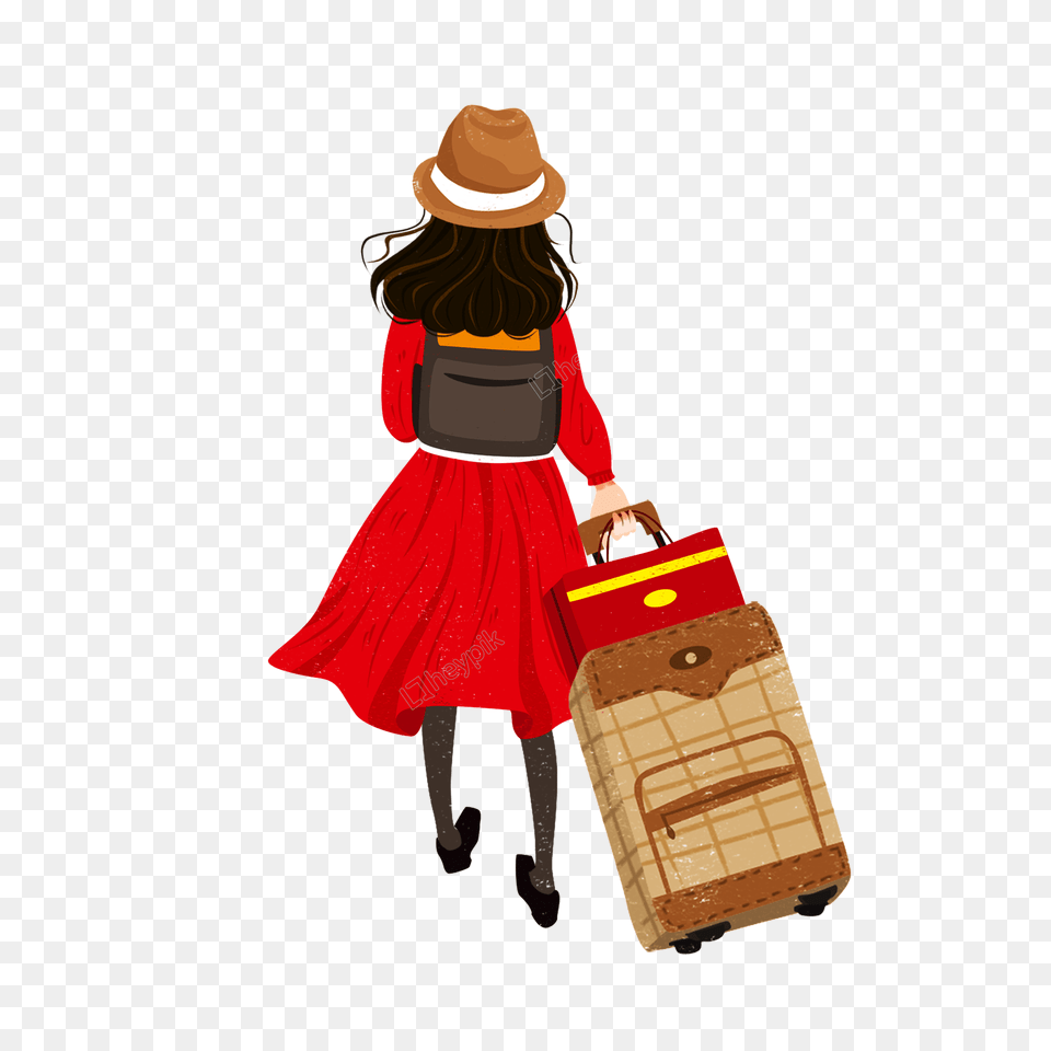 Chinese New Year, Baggage, Adult, Person, Woman Free Transparent Png