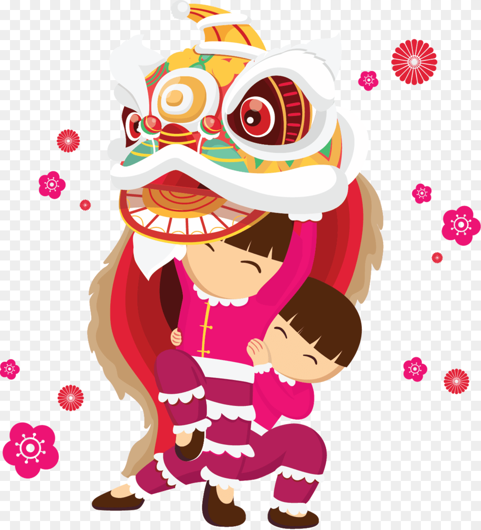Chinese New Year, Art, Graphics, Baby, Person Free Png