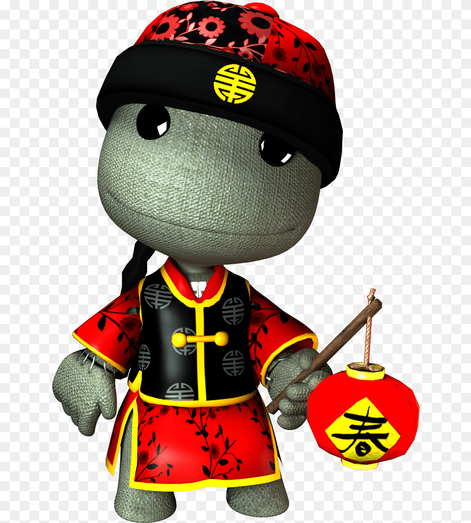 Chinese New Year Boy Costume Little Big Planet Sackboy Costumes, Baby, Person, Toy Png Image