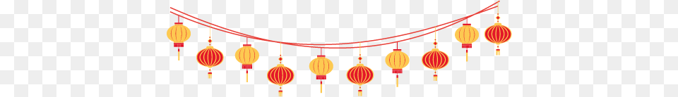 Chinese New Year Garland, Lamp, Lantern, Balloon Free Png Download