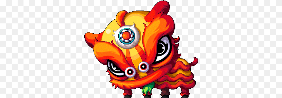 Chinese New Year Hd Hdpng Cute Lion Dance Gif, Baby, Person Free Transparent Png