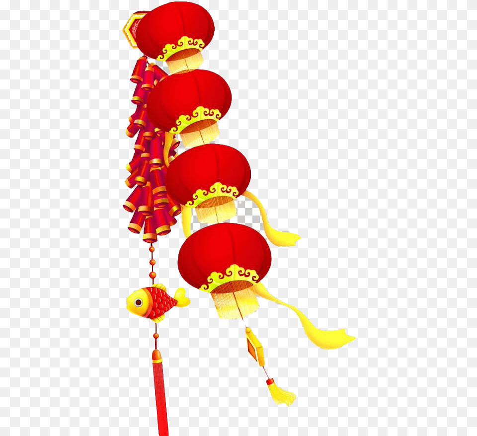Chinese New Year Lantern Transparent Lantern Chinese New Year, Lamp, Festival, Chinese New Year Free Png Download
