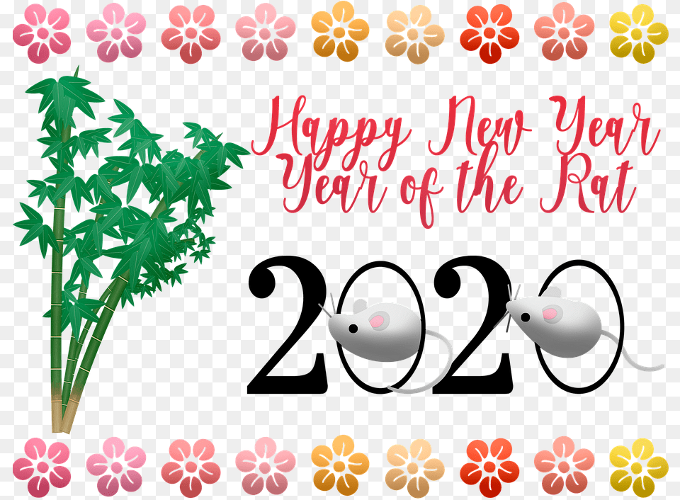 Chinese New Year Of The Rat On Pixabay Lunar New Year 2020 Free Transparent Png