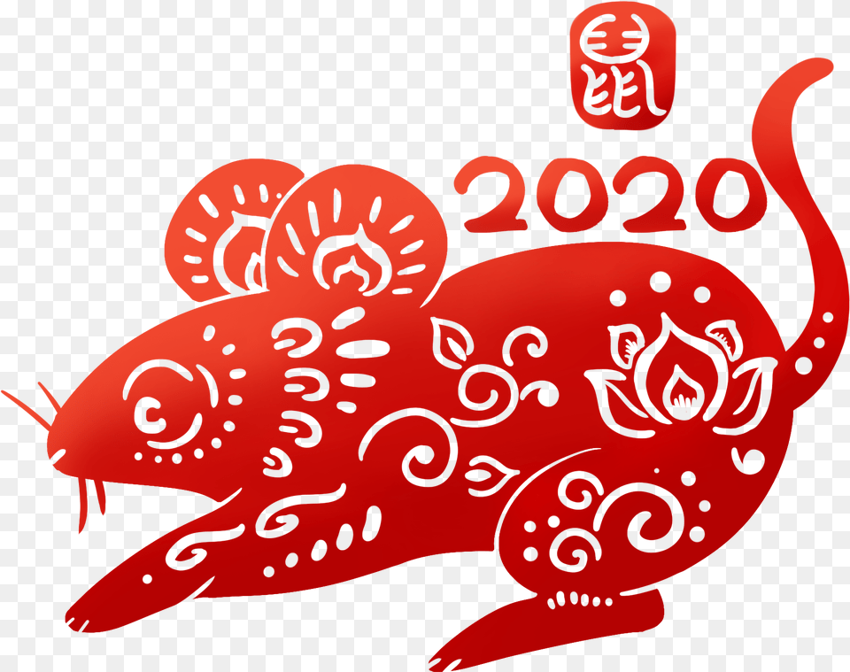 Chinese New Year Rat, Baby, Person, Animal, Sea Life Free Png
