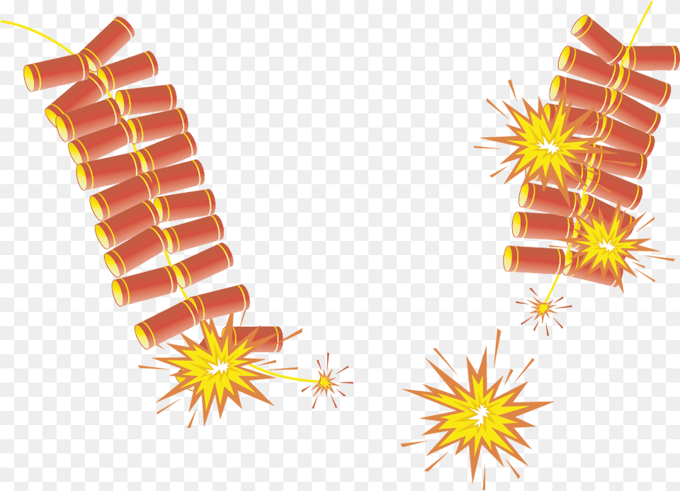 Chinese New Year Transparent Background, Dynamite, Weapon Png Image