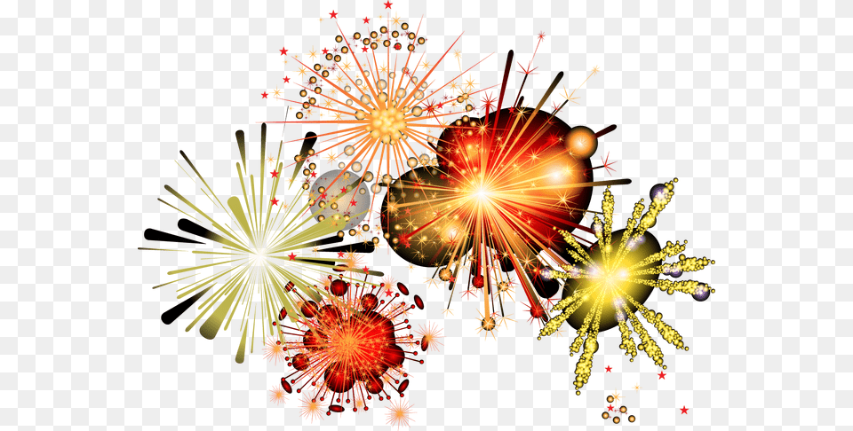 Chinese New Year Wallpaper Fireworks, Lighting, Chandelier, Lamp, Light Free Png Download