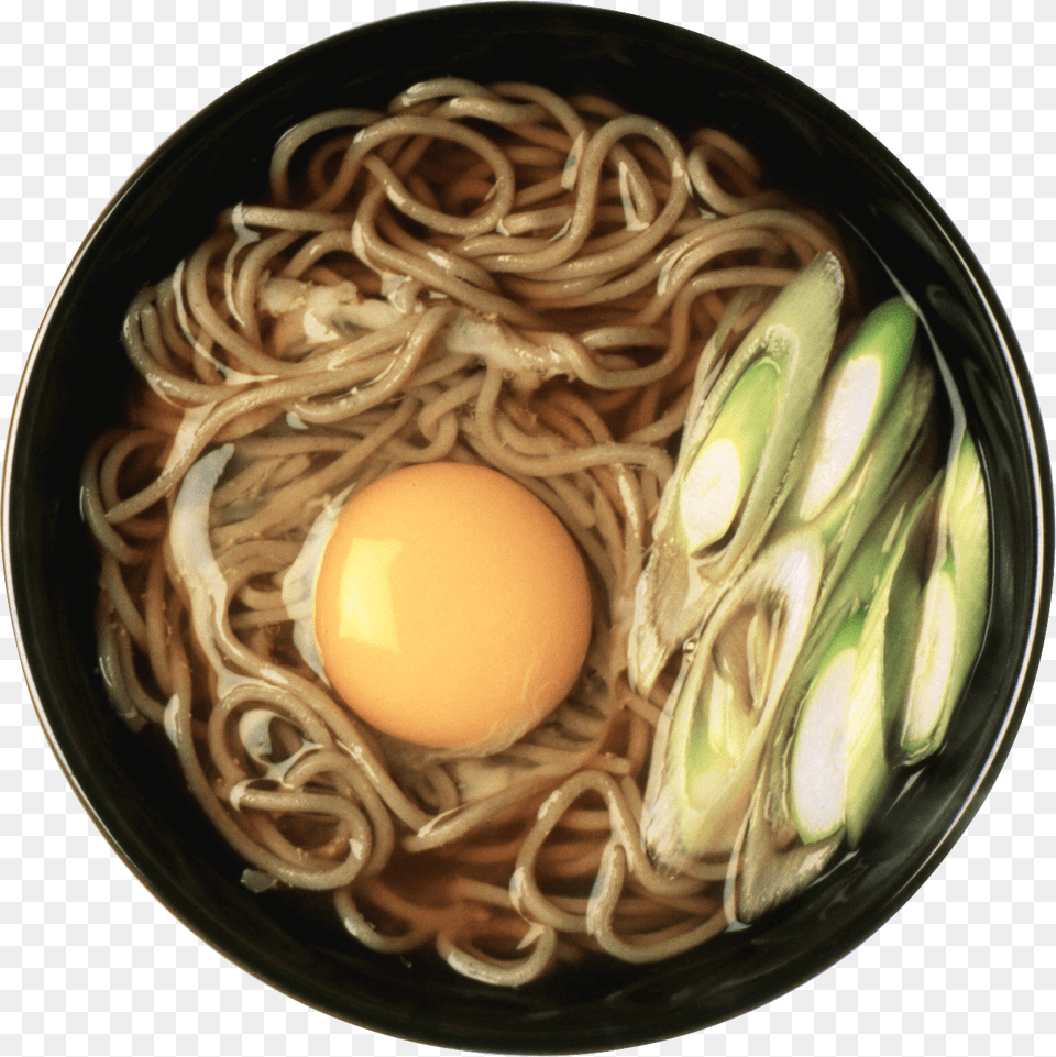Chinese Noodles, Bowl, Dish, Egg, Food Png Image