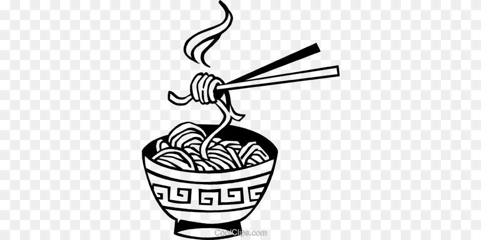 Chinese Noodles Royalty Free Vector Clip Art Illustration, Cutlery, Food, Noodle, Smoke Pipe Png