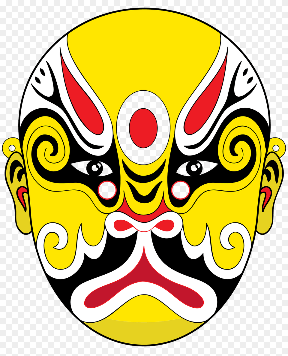 Chinese Opera Mask Yellow Clipart, Food, Ketchup Free Transparent Png