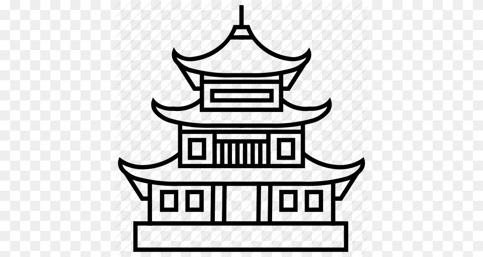 Chinese Pagoda Clipart Chinese Pagoda China Clip Art, Architecture, Building, Prayer, Shrine Png Image