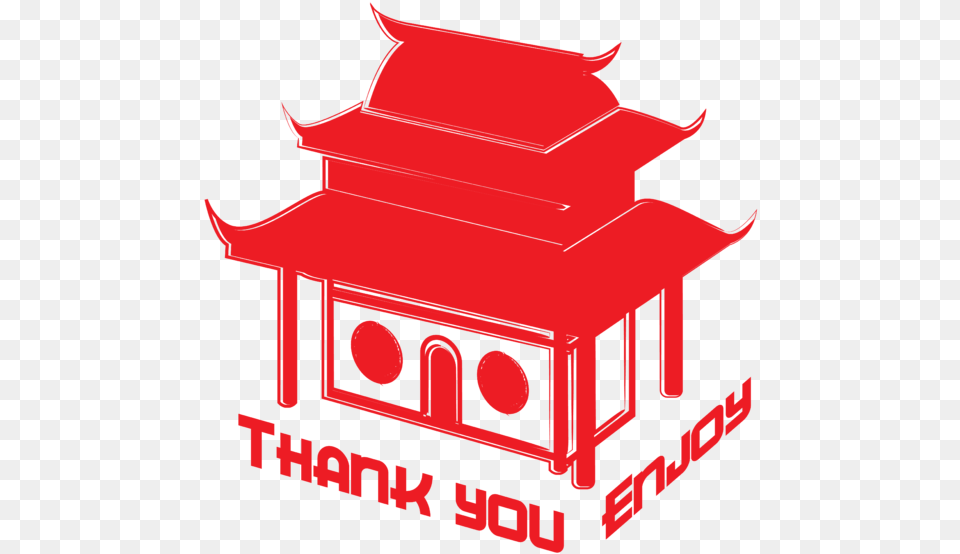 Chinese Take Out Design Thank You Enjoy Iphone X Case Chinese Architecture, Logo Png Image