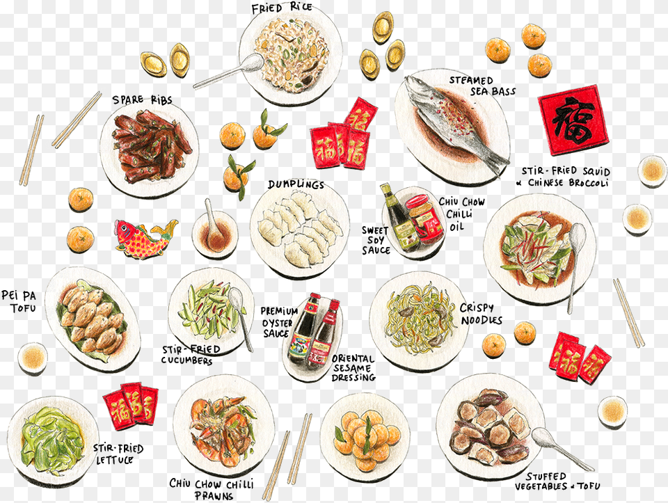 Chinese Tradition Food, Lunch, Meal, Dish, Text Png Image