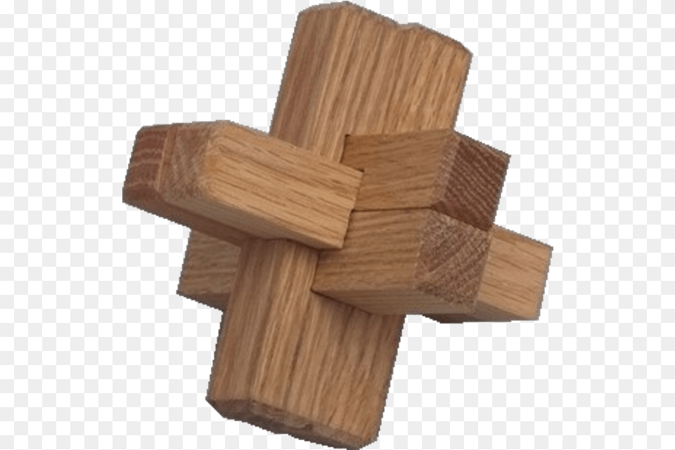 Chinese Wooden Puzzle 6 Pieces 6 Piece Wood Puzzle Cross Solution, Symbol, Lumber Free Transparent Png