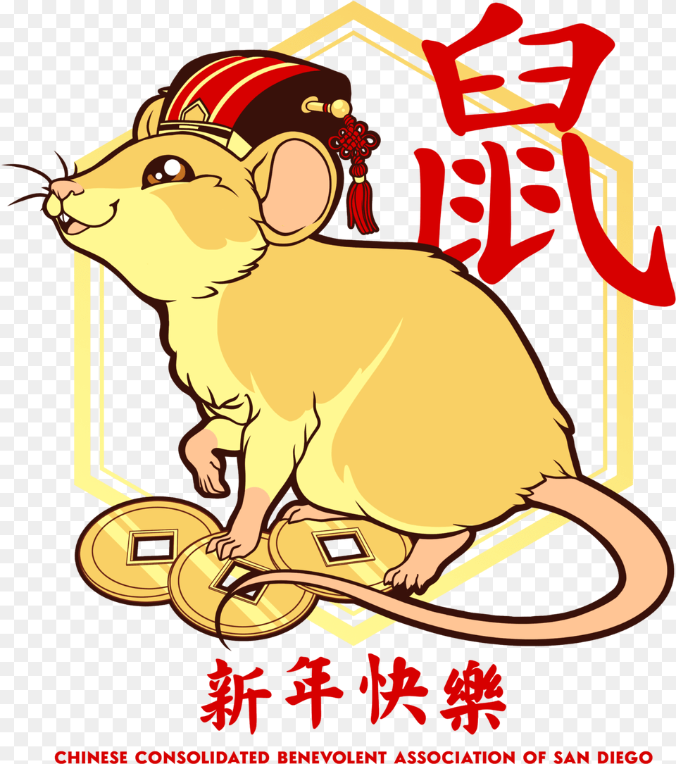 Chinese Zodiac, Animal, Mammal, Rodent, Rat Png Image