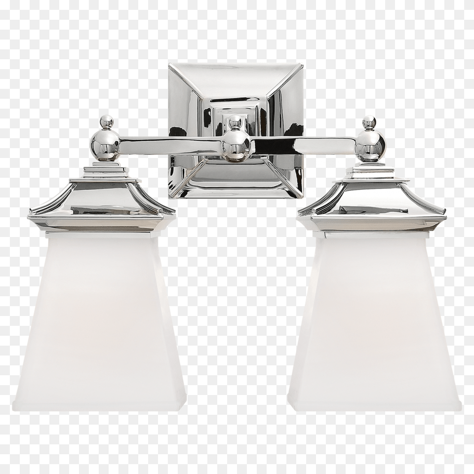 Chinoiserie Double Light In Polished Nickel With Circa Lighting, Sink, Sink Faucet Free Png