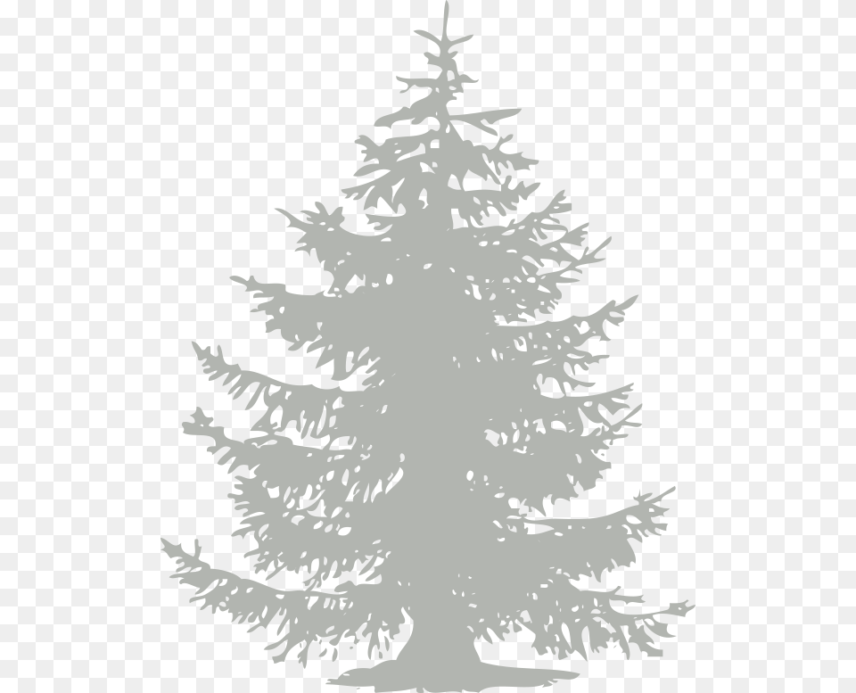 Chinook Fest Pine Tree Flat Design, Gray Free Png Download