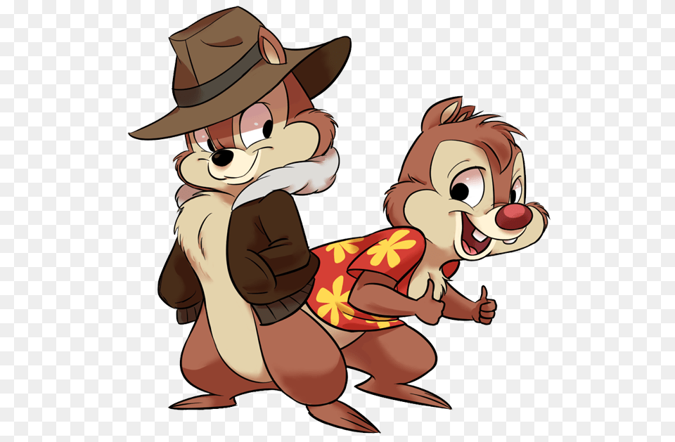 Chip And Dale, Cartoon, Baby, Person, Face Png Image