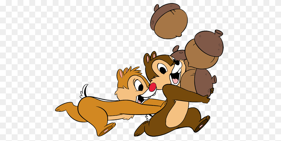 Chip And Dale, Cartoon, Vegetable, Food, Produce Free Png