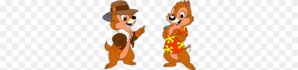 Chip And Dale, Cartoon, Baby, Person, Nature Free Png Download