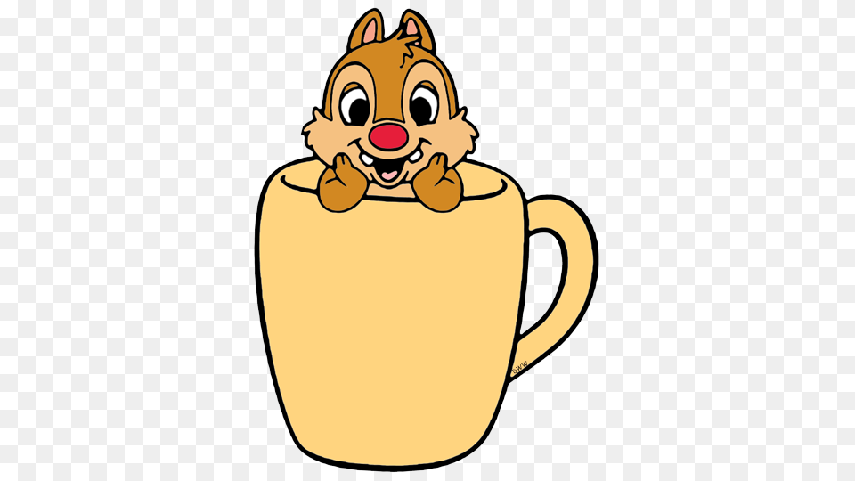 Chip And Dale Clip Art Disney Clip Art Galore, Cup, Pottery, Coffee, Coffee Cup Png Image