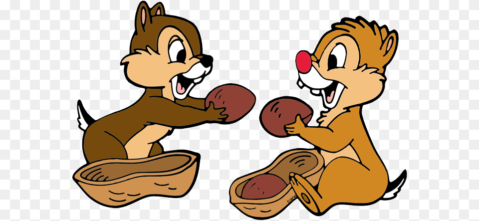 Chip And Dale From Mickey Mouse Clip Art, Baby, Person, Cartoon, Head Png
