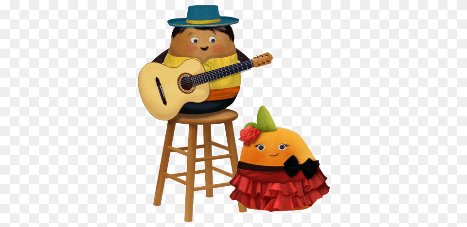 Chip And Ruby Mexican Theme, Guitar, Musical Instrument, Furniture, Clothing Free Png