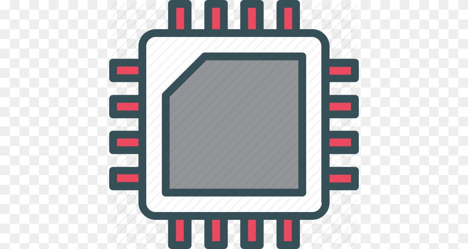Chip Circuit Circuit Board Computer Hardware Icon, Computer Hardware, Electronics, Monitor, Screen Free Transparent Png