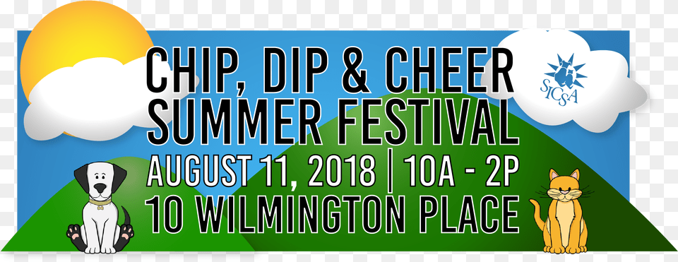 Chip Dip And Cheer Sicsa Festival Chips And Dip, Animal, Canine, Dog, Mammal Png