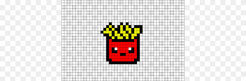 Chip Drawing Fry Pixel Art French Fries, Qr Code Free Transparent Png