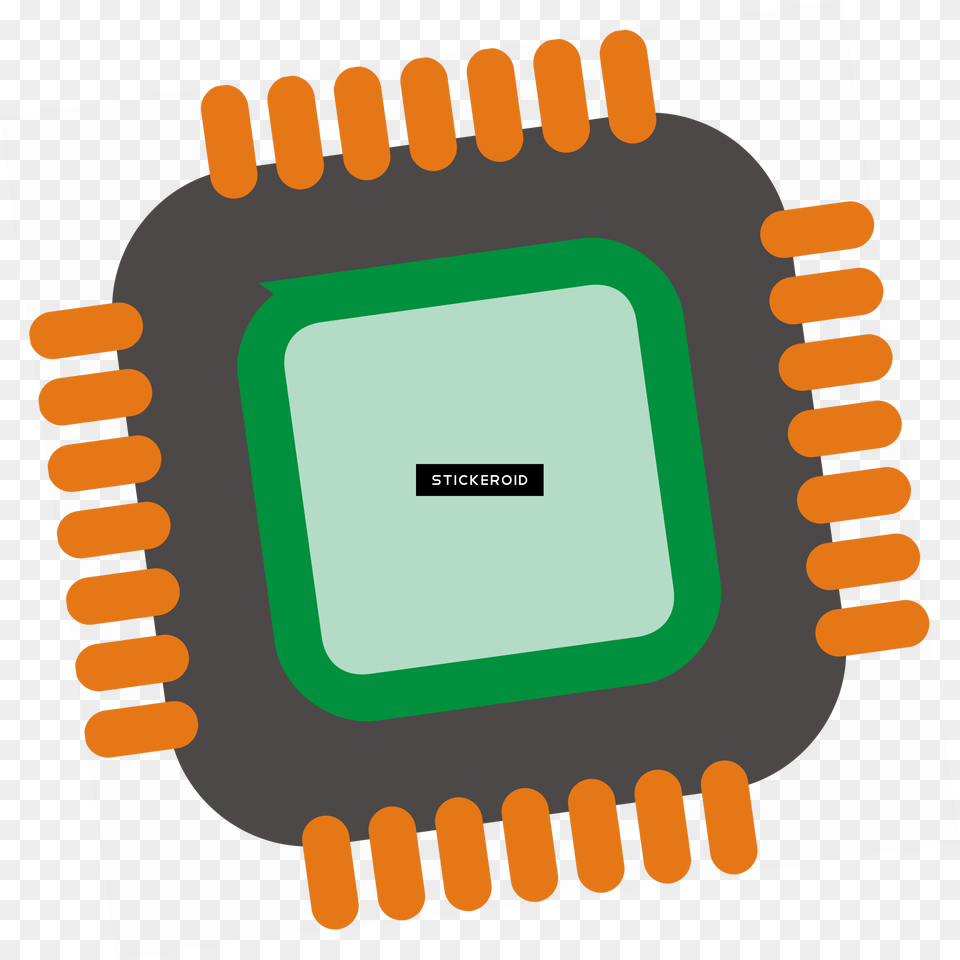 Chip Electron Tech, Computer, Computer Hardware, Electronic Chip, Electronics Png Image