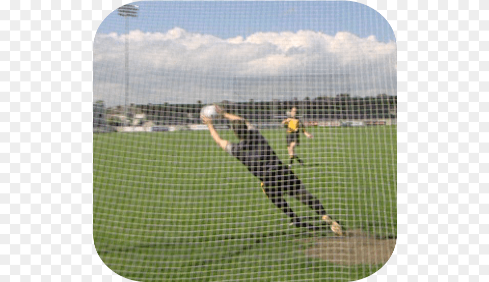 Chip Lift Dribble Dummy Kicking From The Ground Goalkeeper, People, Person, Racket, Ball Free Png Download