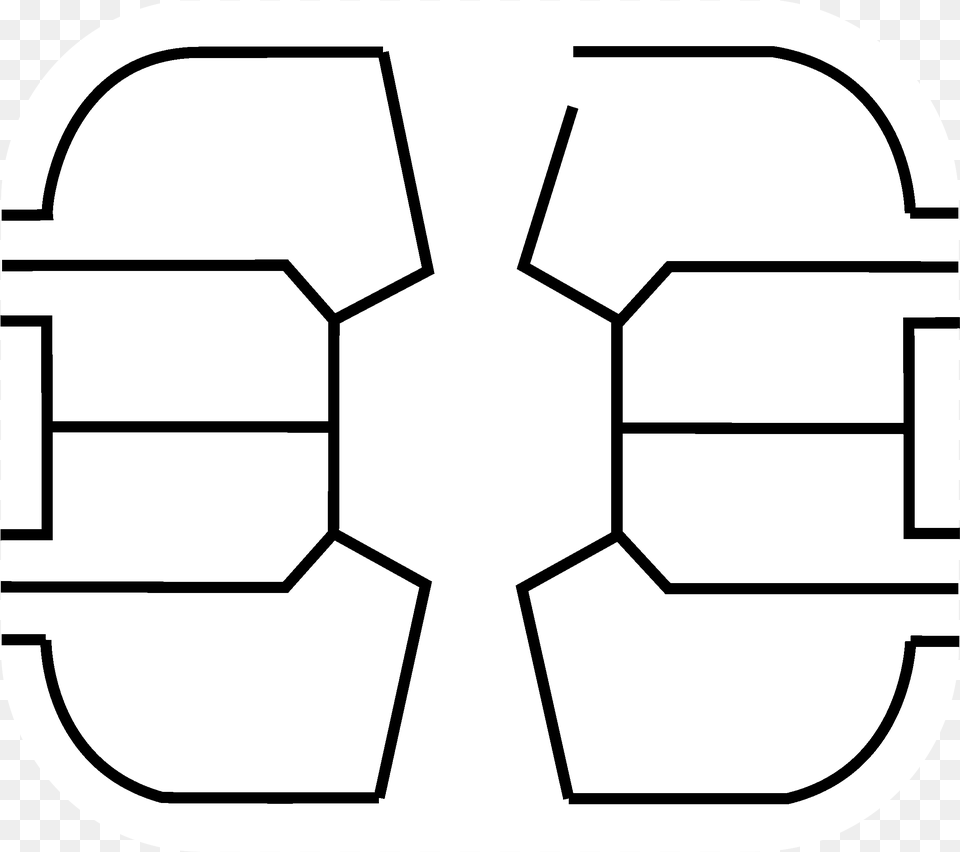 Chip Logo Black And White Imagem De Chip Em, Symbol, Recycling Symbol Free Png